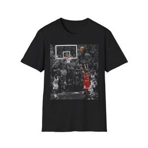 Michael Jordan Last Shot Nba Basketball Graphic Tee Chicago Bulls Shirt
